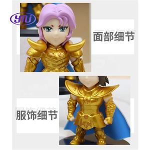 ฟิกเกอร์ตัวการ์ตูนอะนิเมะสีทองรูปแอ็กชันขนาด11ซม. 6ชิ้น/เซ็ต - Product Image 4