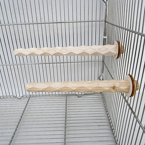 Vente en gros d'usine : Perchoir pour perroquet écologique en bois massif, forme conique et rhombique, jouet à mâcher pour le nettoyage des dents, usage quotidien - Product Image 1