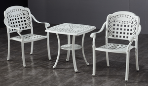 Ensemble <span class=keywords><strong>de</strong></span> meubles <span class=keywords><strong>de</strong></span> <span class=keywords><strong>jardin</strong></span> en aluminium, table et chaises résistantes aux intempéries, ensemble <span class=keywords><strong>de</strong></span> table <span class=keywords><strong>de</strong></span> patio, table à manger, chaises <span class=keywords><strong>de</strong></span> restaurant - Product Image 5