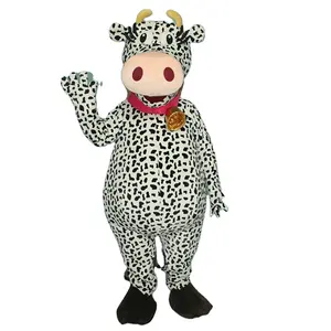 动物吉祥物服装嘉年华吉祥物服装毛绒牛装成人服装