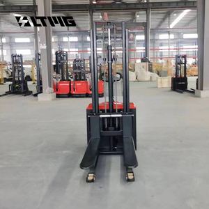 Carregamento LTMG 1500KG Caminhão De Paletes Tipo Estante Empilhador De Paletes Elétrico Portátil Empilhador De Paletes Elétrico - Product Image 2