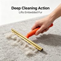 JYM-G754 Grattoir manuel réutilisable pour poils d'animaux, rasoir anti-poils pour tapis, tissus, outil de nettoyage pour poils de chien et de chat