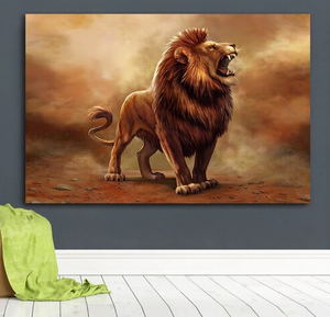 Arte Mural 3D <span class=keywords><strong>de</strong></span> León Africano, Diseño <span class=keywords><strong>de</strong></span> Moda, Decoración <span class=keywords><strong>de</strong></span> Porcelana <span class=keywords><strong>de</strong></span> Cristal <span class=keywords><strong>de</strong></span> Alta Definición para el Hogar, Venta al Por Mayor - Product Image 4