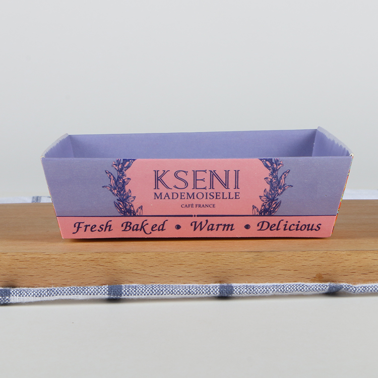 Restaurant Takeaway Fast Food Packaging Box Paper Sushi Box With Beauty Pattern