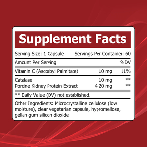 Capsule di Enzima Neutralizzante dell'Histamina con Vitamina C, Integratore di Catalasi per la Salute Digestiva degli Adulti - Product Image 2
