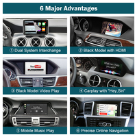 Road Top NTG4.5 NTG4.7 CarPlay sans fil pour Mercedes Benz W176 W246 W204 W212 C207 W463 CLS218 GLK CLA GLA ML GL SLK R172