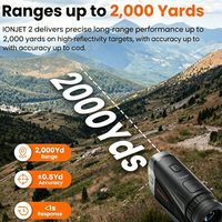 Télémètre laser de tir à l'arc Mileseey IONJET2 rechargeable 2000Yd, appareil de chasse étanche, vision nocturne, angle/vitesse/scan 6X