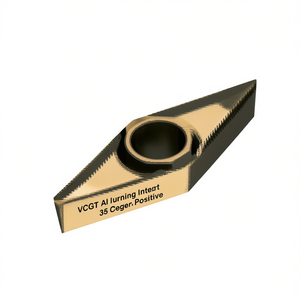 VCGT Al Turning Insert 35 Degree Positive For Metal <b>Machining</b> - Product Image 2