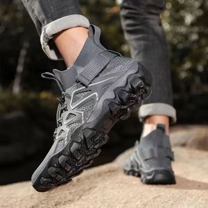 Nuevas Zapatillas de Senderismo de Moda, Fáciles de Usar, Cómodas, Duraderas, Antideslizantes, de Gamuza, con Amortiguación, de Caña Media - Product Image 3