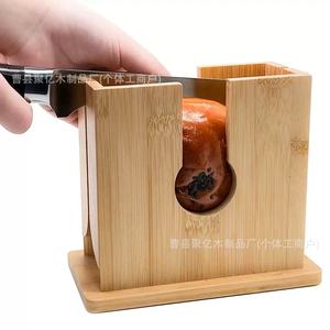 Wooden Bread Slicer Rectangle Multifunctional <b>Kitchen</b> Storage Box For Toast Bagel Cutting - Product Image 5