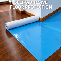 Rouleau de protection de sol en feutre non tissé, résistant aux rayures, imperméable, avec logo couleur personnalisé pour la rénovation de la maison