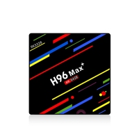Boîtier TV populaire H96 Max Plus Android 9.0 Double Wi-Fi BT 4 Go DDR3 32 Go EMMC RK3228 Décodeur Android Boîtier Android Lecteur vidéo 4K Souris aérienne