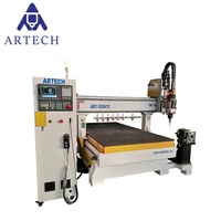 Meilleur prix, grande taille 1325 1530 2030 2040, routeur CNC 4 axes 3D ATC pour le bois, l'acrylique, la gravure sur bois, machine pour la fabrication de meubles