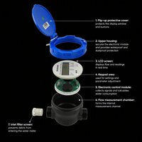 Compteur d'eau intelligent certifié CE MID, ultrasonique, RS485/m-bus/NB-IoT/4G/LoRa/LoRaWAN, en matériau PPA