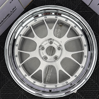 Ruedas Forjadas 6061-T6 de 2 Piezas, 17-24 Pulgadas, 5x1143, 5x112, 5x120 PCD, Ruedas y Neumáticos para Autos de Pasajeros para Benz, BMW, Audi, SUV, Tesla, Porsche