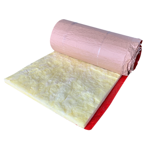<span class=keywords><strong>Laine</strong></span> <span class=keywords><strong>de</strong></span> <span class=keywords><strong>verre</strong></span> insonorisante R94 40 mm en rouleau avec papier kraft pour isolation <span class=keywords><strong>de</strong></span> bâtiments métalliques – Approvisionnement direct usine - Product Image 3