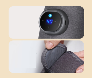 Elektrisch beheizte Schulter-und Knie <span class=keywords><strong>massage</strong></span> geräte Vibrations wärme gelenke alte kalte Beine warme selbst erhitzende Knies chützer - Product Image 3