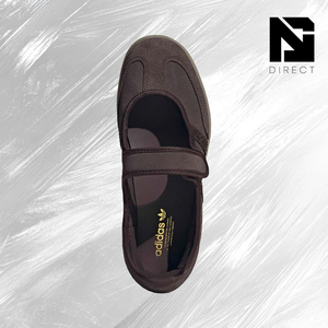 Adidas Wmns Jane 'Aurora Coffee' Slip-On Round Toe Hook Loop Breathable Mesh Retro Shoes. รองเท้าผ้าใบแบบสวมทรงกลมแบบสวมทรงกลม - Product Image 4