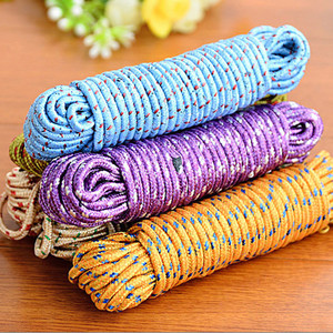 Corde à <span class=keywords><strong>linge</strong></span> multifonctionnelle en nylon coloré pour camping en plein air Corde à <span class=keywords><strong>linge</strong></span> 10m 20m Corde à <span class=keywords><strong>linge</strong></span> portable suspendue - Product Image 6