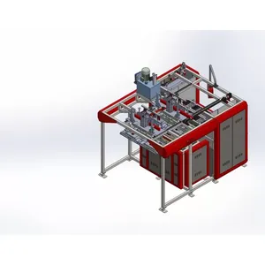 Máquina Semitermoforadora AS 1000T para Bandejas de Huevos, Línea de Moldeo de Pulpa de Papel Reciclado con Unidad de Presecado y Horno, Fabricada en Turquía - Product Image 1
