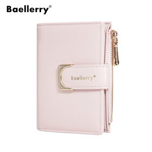 กระเป๋าสตางค์ขนาดเล็กสำหรับผู้หญิงแบรนด์ Baellerry พร้อมตัวล็อคแบบกดและช่องใส่เหรียญแบบซิปสำหรับใช้ในชีวิตประจำวัน - Product Image 5
