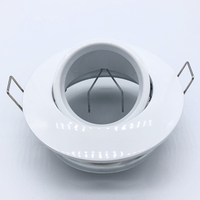 Projecteur rond led, haute qualité, boîtier pour projecteur GU10 mr16, éclairage rgb ip65