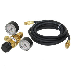 Tuyau de régulateur d'argon/CO2, manomètre d'argon, manomètre de pression de dioxyde de carbone pour propane acétylène, vanne de réduction de pression transfrontalière - Product Image 1