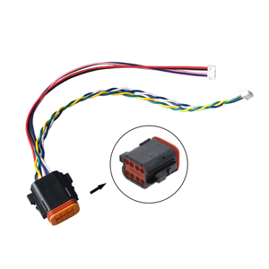 Connettore autotrazione personalizzato DEUTSCH 8 Pin femmina DT06-08SA-EP07 PVC isolato al cablaggio del cavo AX1.2 - Product Image 1