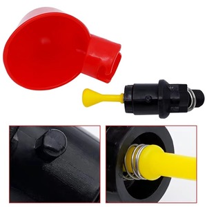 Tự động treo gia cầm gà tây chim bồ câu gà nước núm vú feeders uống cup bát uống rượu với ống hút - Product Image 3