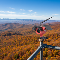 Détecteur de flamme infrarouge et UV triple bande pour la surveillance des incendies forestiers avec option panneau solaire