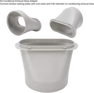 Acoplador <span class=keywords><strong>de</strong></span> Manguera <span class=keywords><strong>de</strong></span> Escape <span class=keywords><strong>de</strong></span> Plástico ABS Portátil <span class=keywords><strong>de</strong></span> 5.9 Pulgadas, <span class=keywords><strong>Placa</strong></span> <span class=keywords><strong>de</strong></span> Sellado <span class=keywords><strong>de</strong></span> Ventana para <span class=keywords><strong>Aire</strong></span> <span class=keywords><strong>Acondicionado</strong></span> <span class=keywords><strong>de</strong></span> Uso Doméstico <span class=keywords><strong>de</strong></span> Sun - Product Image 3