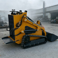Mini Skid Steer Loader Professionale Compatto con Ruote, Motore EPA CE Euro 5 per Uso Agricolo e Edile, Piccolo Skid Steer Cingolato
