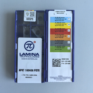 Outils de coupe CNC revêtus de PVD LT30 originaux APKT160408, inserts carrés en laminas, outils de tournage personnalisables, support OEM - Product Image 3