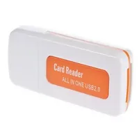 Lector de Tarjetas de Memoria Portátil de Alta Velocidad 4 en 1 con Ranura para Tarjetas TF, M2 y MS para Computadora
