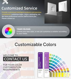 Tuya สมาร์ท WiFi สัมผัสบลูทูธไม่เป็นกลางทำงานกับ Google Home <span class=keywords><strong>Alexa</strong></span> สมาร์ททัชผนัง <span class=keywords><strong>E</strong></span>; สวิตช์ไฟ ectroc และซ็อกเก็ต - Product Image 3