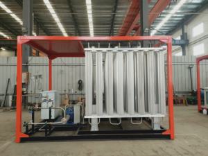 工業用酸素ボンベステーション用の安全対応ポンプ気化器スキッド - Product Image 4