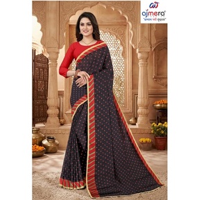 Saris de Algodón de Diseño Moderno para Mujer, Cómodos, Lujosos, Elegantes, con Protección Solar, de Secado Rápido, para Oficina, Casual, Fiestas y Eventos - Product Image 1