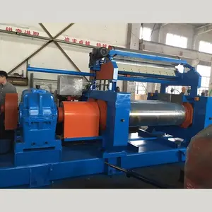 THREE RUBBER ROLL MILL RUBER MIXING OPEN MIXING MILL USED RUBBER MIXING MILL LAB TEST MACHINE