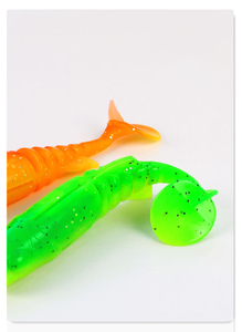 Señuelos de Pesca Suaves en <span class=keywords><strong>4</strong></span> Colores, 55mm 65mm 1.7g 2.8g, Señuelo Artificial Flotante de TPE para Pescar Lubina y Pez Mandarín - Product Image 6