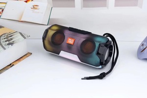 אלחוטי חיצוני רמקול LED נייד בום תיבת חיצוני בס עמודה סאב תיבת קול עם מיקרופון תמיכת TF FM USB - Product Image 4