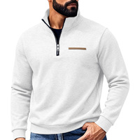 Sweat-shirt à col montant pour homme, personnalisé par le fabricant, décontracté, pour les sports de plein air