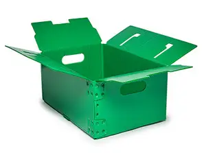 Pp flache Aufbewahrung boxen Kunststoff kisten Passen Sie PP-Wellpappen-Kunststoff boxen für Gemüse und Obst an