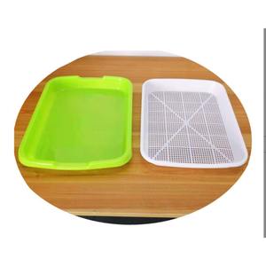 <span class=keywords><strong>Bac</strong></span> à semis hydroponique double couche <span class=keywords><strong>pour</strong></span> graines de légumes, fleurs, pousses de haricots et plantes vertes avec plateau d'eau - Product Image 4