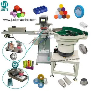 Custom Pad Printer Automatic Wide Pad Printing Machine With Disk Vibratory Conveyor For Christmas Pu Pvc Golf Ball Lighter Logo