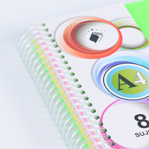 Công ty tùy biến A4 Văn Phòng kích thước nhiều màu sắc tùy chọn có sẵn pháp dòng bên trong trang thiết kế xoắn ốc máy tính xách tay thống nhất - Product Image 3