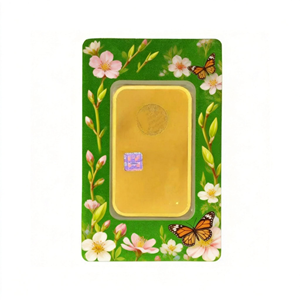 Emballage blister vide pour barre d'or de 1 Troy Ounce, carte d'authentification anti-contrefaçon pour collection de pièces de monnaie avec numéro de série et code QR - Product Image 6