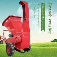 Moteur à essence Machines pour le travail du bois de chauffage Processeur de bois de ferme Broyeur de bois