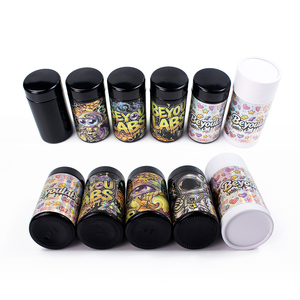 ขวดแก้วโฮโลแกรม Beyoulabs พร้อมฝาพลาสติก สติกเกอร์ลายกราฟฟิตี UV บรรจุภัณฑ์กล่องกระดาษสวยงาม - Product Image 1