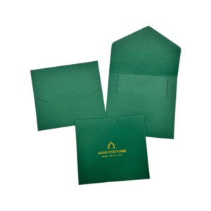 Phong bì độc đáo màu tông Cổ Phiếu sang trọng lá vàng dập logo tùy chỉnh chất lượng cao <span class=keywords><strong>in</strong></span> Áp phích - Product Image 1