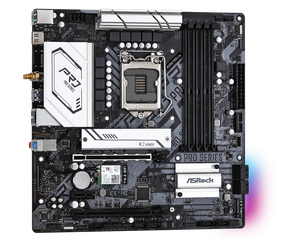Tarjeta Madre para Computadora B560M Pro4/ac 4xDDR4 LGA 1200 Compatible con Procesador <span class=keywords><strong>I10</strong></span>, Tarjeta Madre para Juegos - Product Image 4